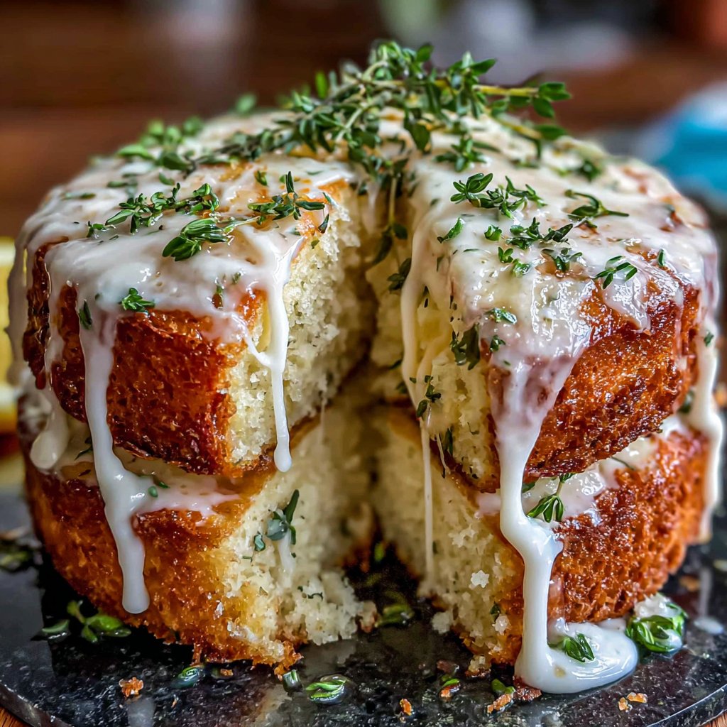 Almond Lemon Chiffon Cake