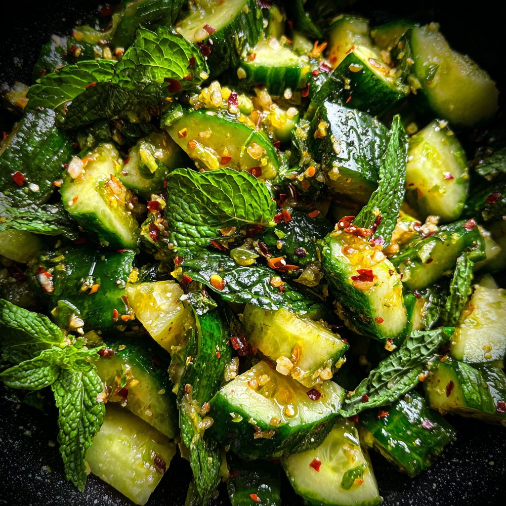 Zesty Cucumber Mint Salad