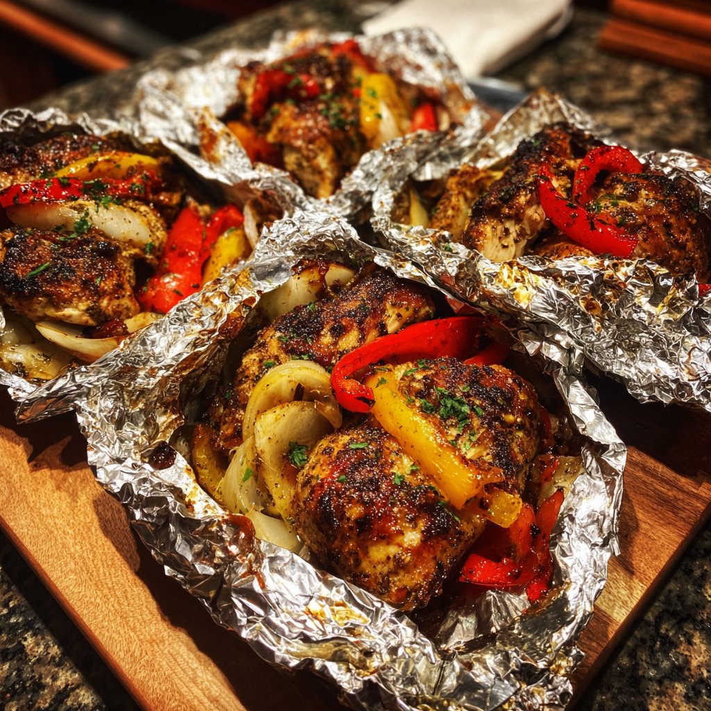 BBQ Chicken Foil Packs