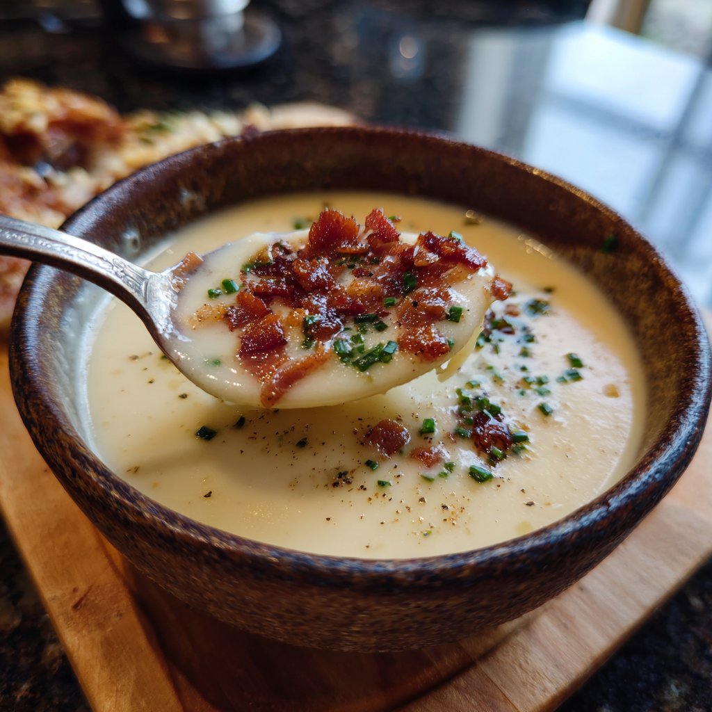 Creamy Airfryer Potato Soup