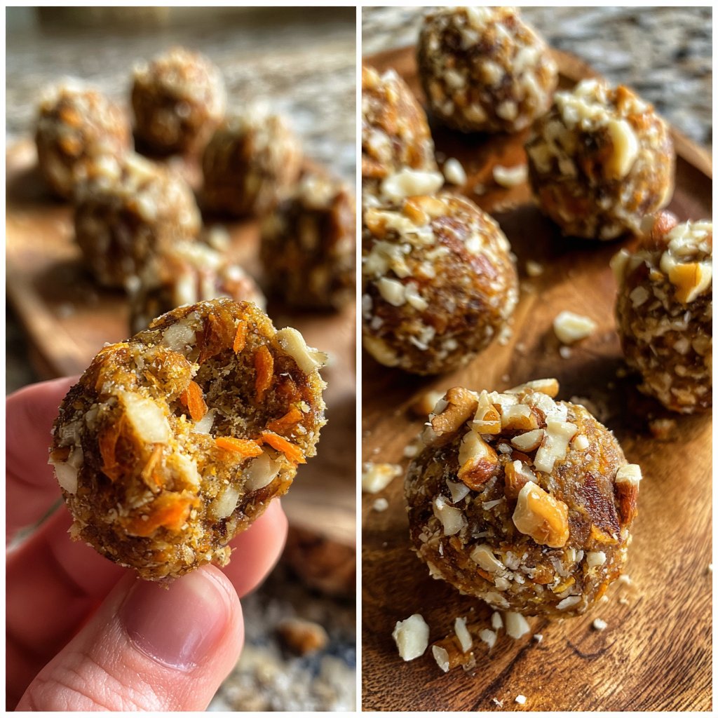Carrot Cake Energy Bites